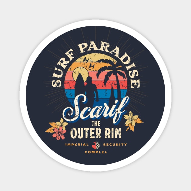 Surf Paradise Scarif Magnet by sticks and bones vintage